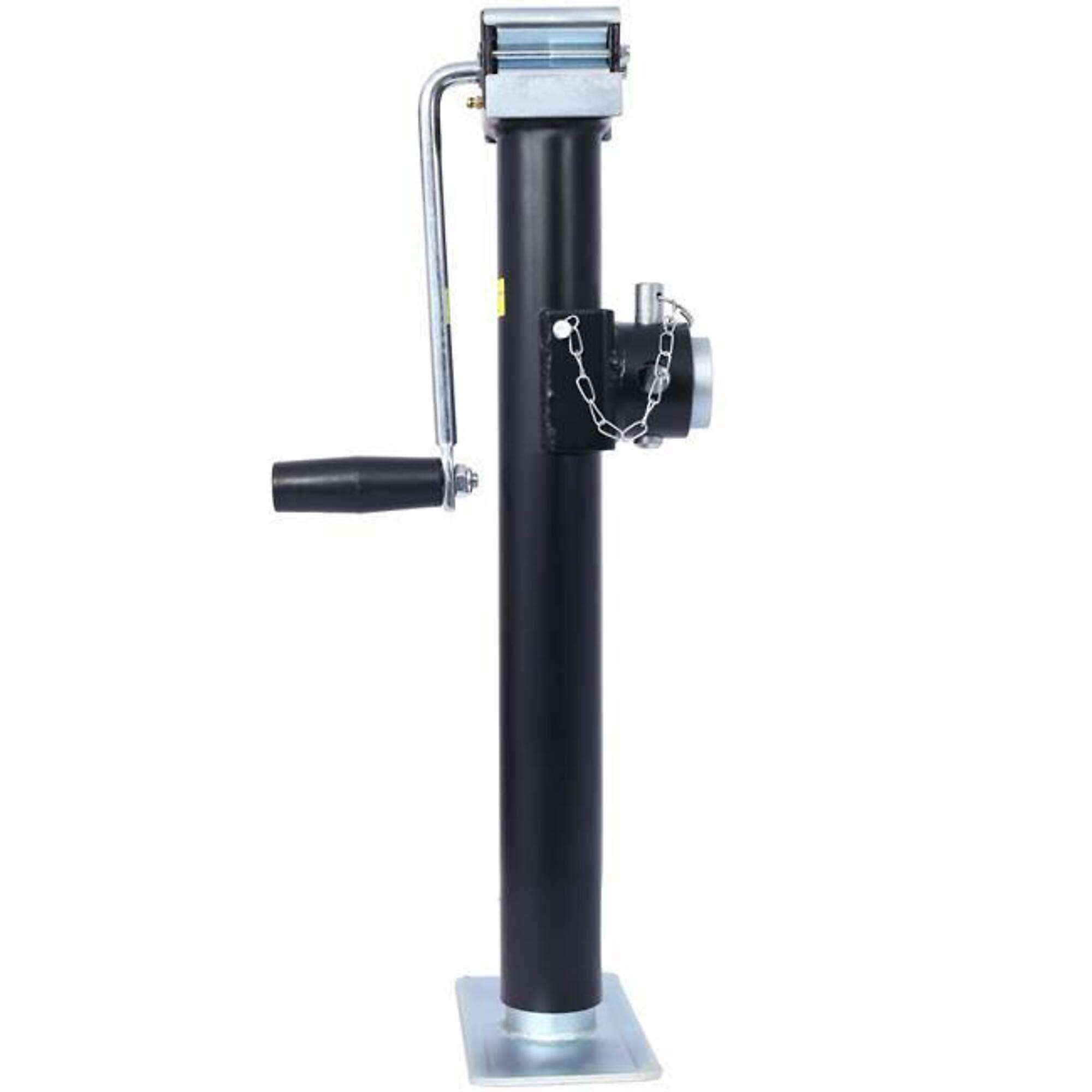 TMB Weld-On Swivel Trailer Jack — 5,000-Lb. Capacity, 15.5in. Travel, Side-Wind Handle, Model# BAC-W46567475